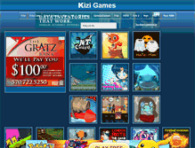 Tablet Screenshot of kizi100game.net